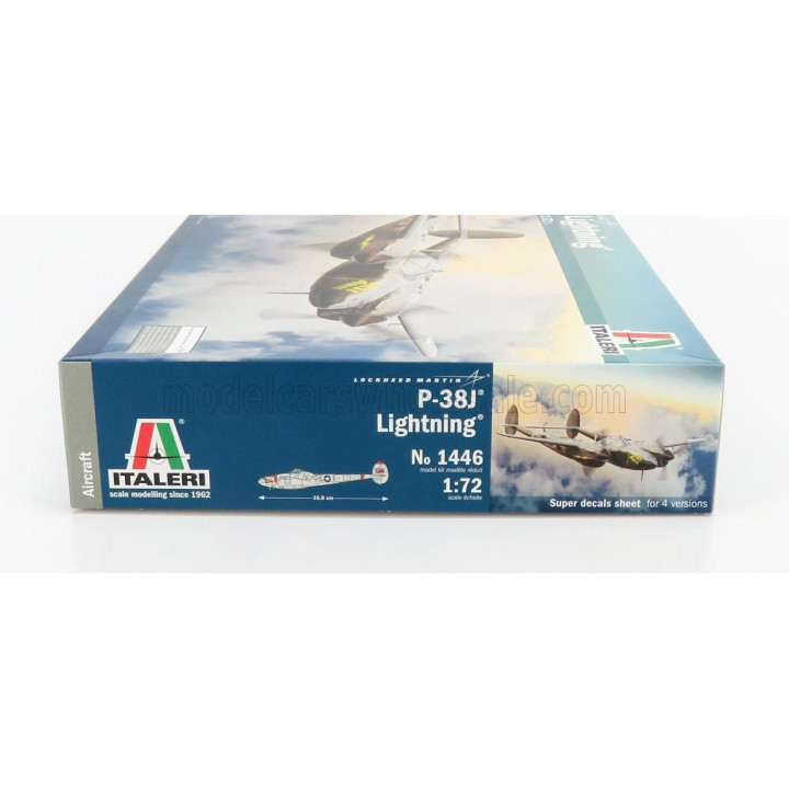 ITALERI LOCKHEED MARTIN P-38J LIGHTNING CACCIA AIRPLANE 1939 1/72