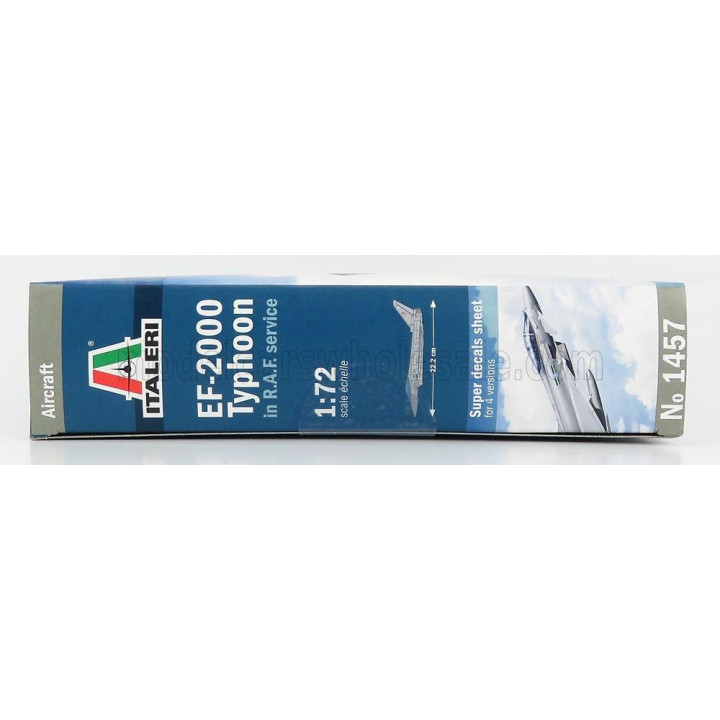 ITALERI EUROFIGHTER EF-2000 TYPHOON AIRPLANE MILITARY 1994 1/72