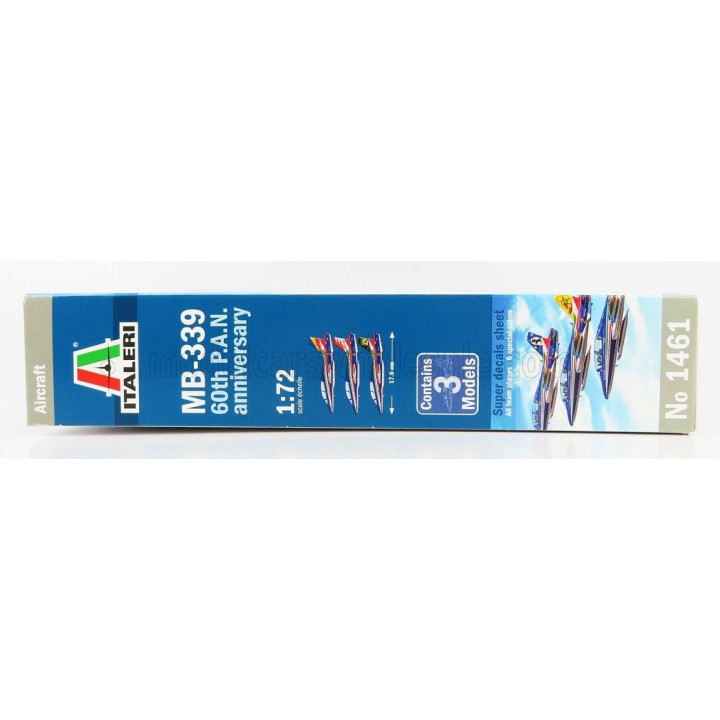 ITALERI AERMACCHI SET 3X MB339A FRECCE TRICOLORI - 313th GRUPPO ADDESTRAMENTO ACROBATICO ITALY 1/72
