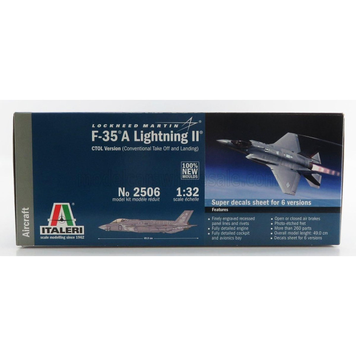 ITALERI LOCKHEED MARTIN F-35 AIRPLANE LIGHTING II MILITARY 2011 1/32