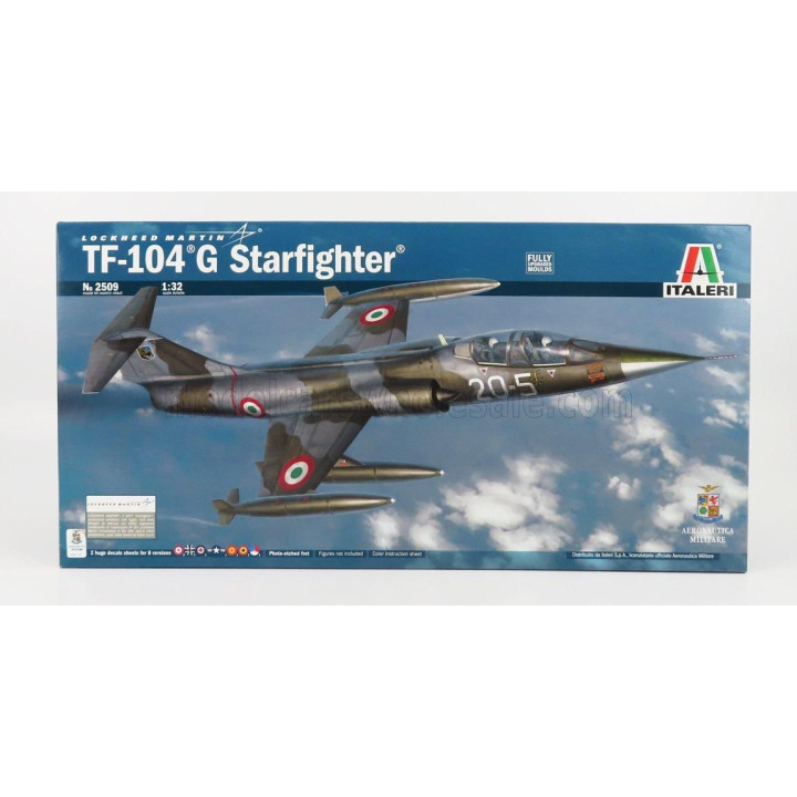 ITALERI LOCKHEED MARTIN TF-104G STARFIGHTER MILITARY AIRPLANE 1954 1/32