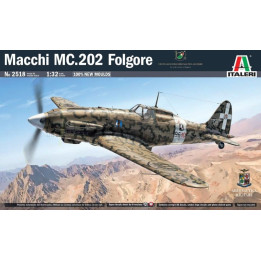 ITALERI MACCHI MC.202 FOLGORE AIRPLANE WWII ITALIA MILITARY (DECAL PER 8 VERSIONI) 1940 1/32
