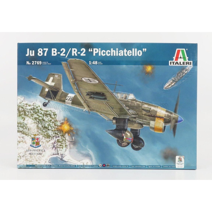 ITALERI JUNKERS JU 87 B-2/R-2 MILITARY AIRPLANE 1944 - PICCHIATELLO 1/48