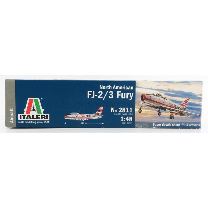 ITALERI NORTH AMERICAN FURY FJ-2/3 AIRPLANE MILITARY 1960 1/48