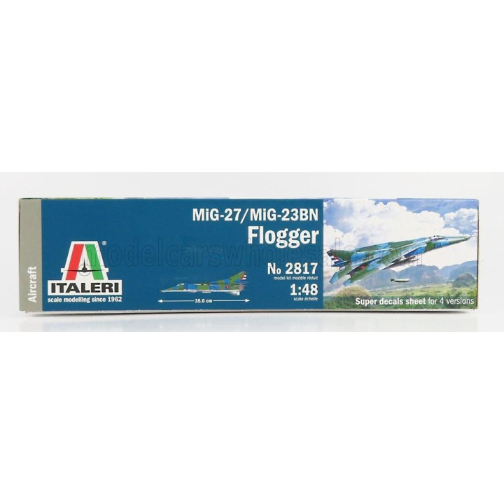 ITALERI MIKOYAN-GUREVICH MIG-27 23BN AIRPLANE MILITARY 1971 1/48
