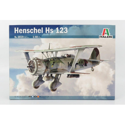 ITALERI HENSCHEL HS123 AIRPLANE MILITARY 1936 1/48