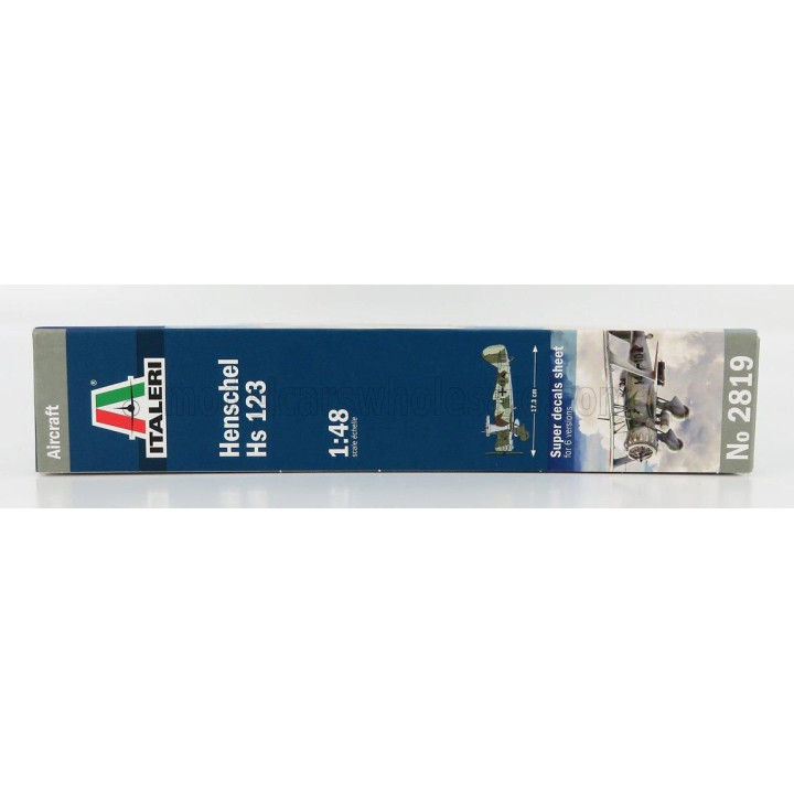 ITALERI HENSCHEL HS123 AIRPLANE MILITARY 1936 1/48