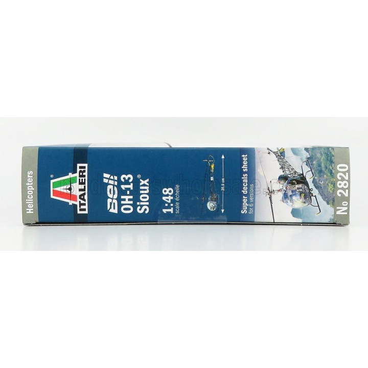 ITALERI BELL OH-13 SIOUX HELICOPTER MILITARY 1969 1/48