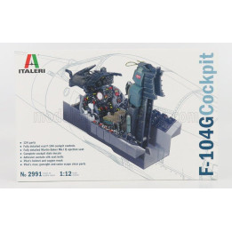 ITALERI LOCKHEED MARTIN COCKPIT - POSTAZIONE DI PILOTAGGIO F-104G STARFIGHTER MILITARY AIRPLANE 1958 1/12