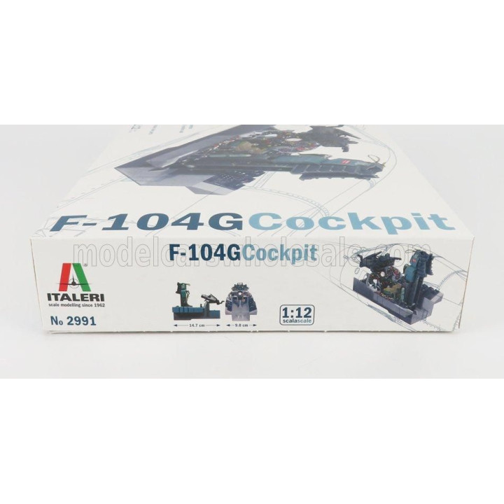 ITALERI LOCKHEED MARTIN COCKPIT - POSTAZIONE DI PILOTAGGIO F-104G STARFIGHTER MILITARY AIRPLANE 1958 1/12