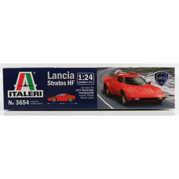 ITALERI LANCIA STRATOS HF ALITALIA N 1 WINNER RALLY MONTECARLO 1977 S.MUNARI - S.MAIGA + STRATOS HF STREET VERSION 1974 1/24