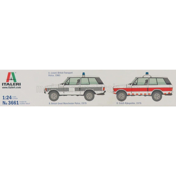 ITALERI LAND ROVER RANGE ROVER POLICE 1980 -  1/24