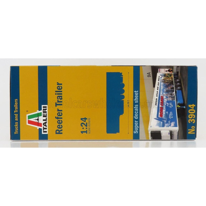ITALERI TRAILER RIMORCHIO - TRAILER SEMI-FRIGO FOR TRUCK - VARIOUS 1/24