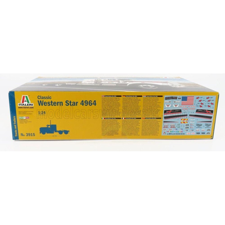ITALERI WESTERN STAR 4964 TRACTOR TRUCK 3-ASSI 1970 1/24