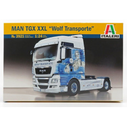 ITALERI MAN TGX 18.480 XXL WOLF TRANSPORTE TRACTOR TRUCK 2-ASSI 2012 1/24
