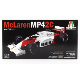 ITALERI McLAREN F1  MP42C N 1 WORLD CHAMPION ALAIN PROST + N 2 KEKE ROSBERG SEASON 1986 - WHITE RED 1/12