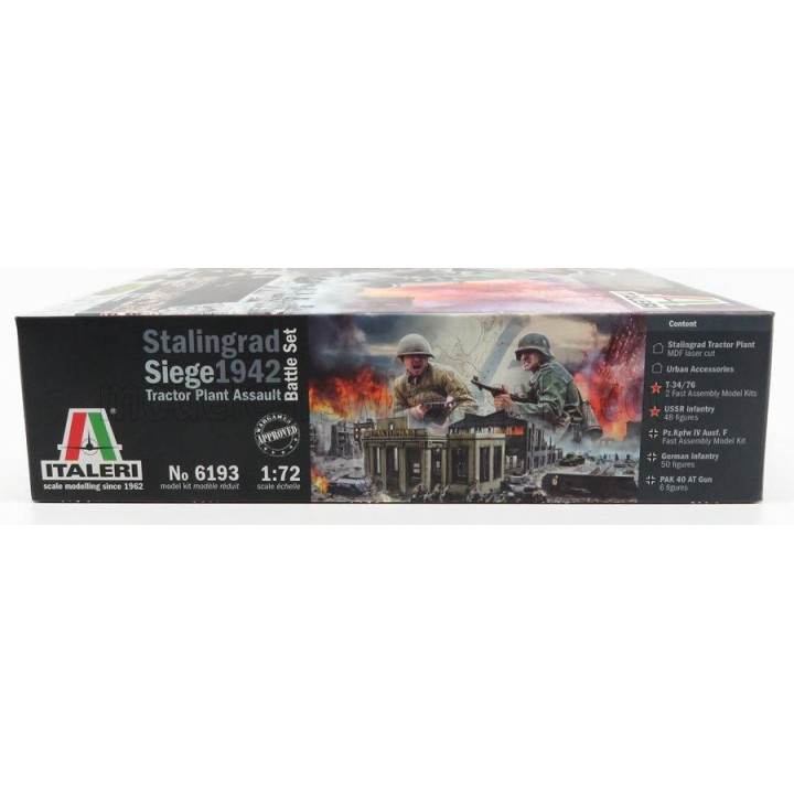 ITALERI ACCESSORIES DIORAMA - WAR BATTLE SET STALINGRAD - TRACTOR PLANT ASSAULT 1942 1/72
