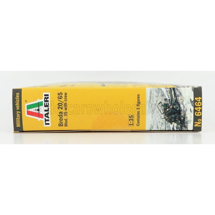 ITALERI ACCESSORIES BREDA 20/65 MILITARY GUN WITH CREW 1/35
