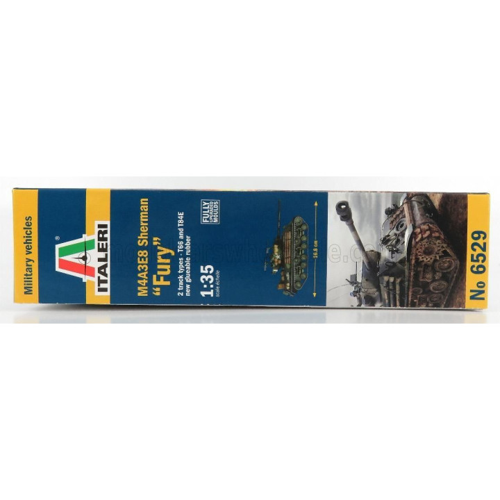 ITALERI AMERICAN LOCOMOTIVE CO. M4A3E8 SHERMAN TANK MILITARY 1944 1/35