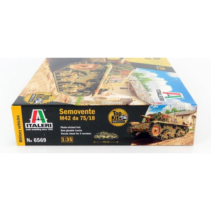 ITALERI MGMC TANK M42 DA 75/18 SEMOVENTE MILITARY 1945 1/35