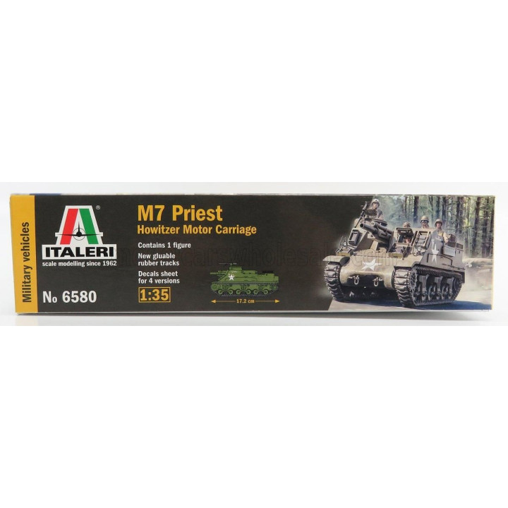 ITALERI ROYAL ORDNANCE TANK M7 PRIEST HOWITZER MOTOR CARRIAGE MILITARY 1943 1/35