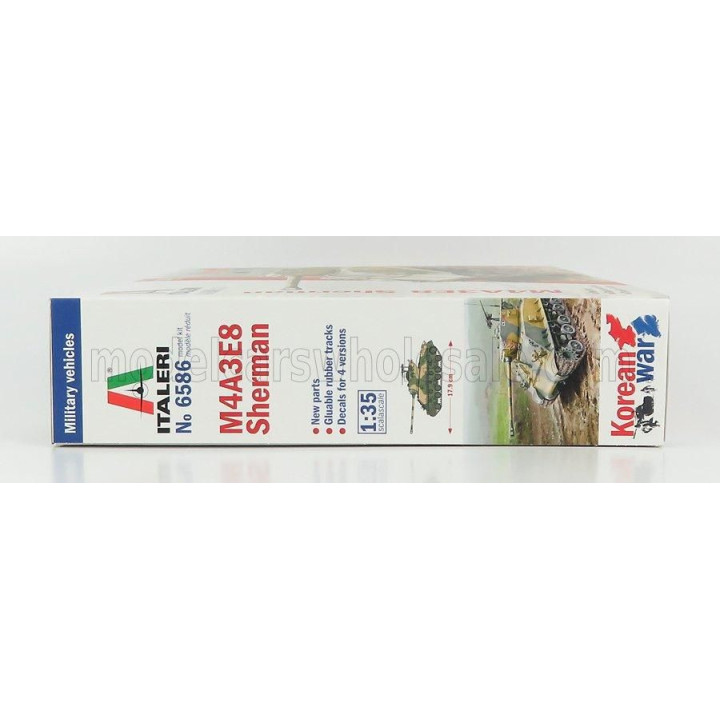 ITALERI TANK M4A3E8 SHERMAN MILTARY KOREAN WAR 1945 1/35