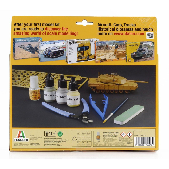 ITALERI TANK M1A ABRAMS MILITARY 1980 1/72