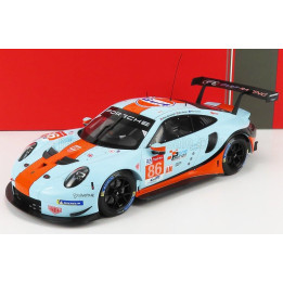 IXO MODELS PORSCHE 911 991 RSR 4.0L TEAM GULF RACING N 86 24h LE MANS 2018 MICHAEL WAINWRIGHT - BEN BARKER - ALEX DAVISON - LIGH