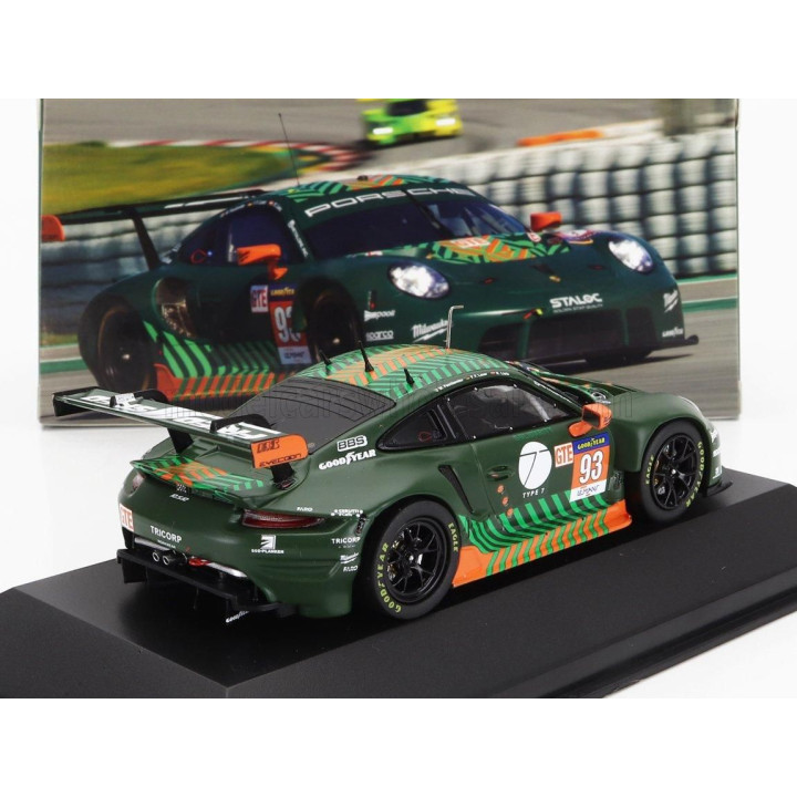 IXO MODELS PORSCHE 911 991-2 RSR TEAM PROTON COMPETITION N 93 ELMS 2021 MICHAEL FASSBENDER - RICHARD LIETZ - FELIPE FERNANDEZ LA