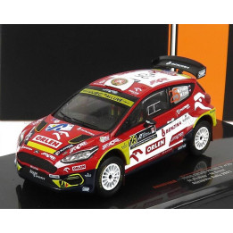 IXO MODELS FORD ENGLAND FIESTA R5 MKII N 25 RALLY ACROPOLIS 2021 M.PROKOP - M.ERNST - RED WHITE BLUE 1/43