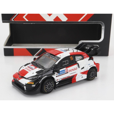 IXO MODELS TOYOTA YARIS GR RALLY1 TEAM TOYOTA GAZOO RACING WRT N 18 7th RALLY ESTLAND 2022 TAKAMOTO KATSUTA - AARON JOHNSTON - W