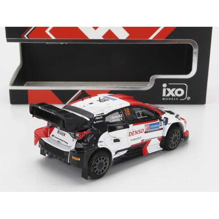 IXO MODELS TOYOTA YARIS GR RALLY1 TEAM TOYOTA GAZOO RACING WRT N 18 7th RALLY ESTLAND 2022 TAKAMOTO KATSUTA - AARON JOHNSTON - W