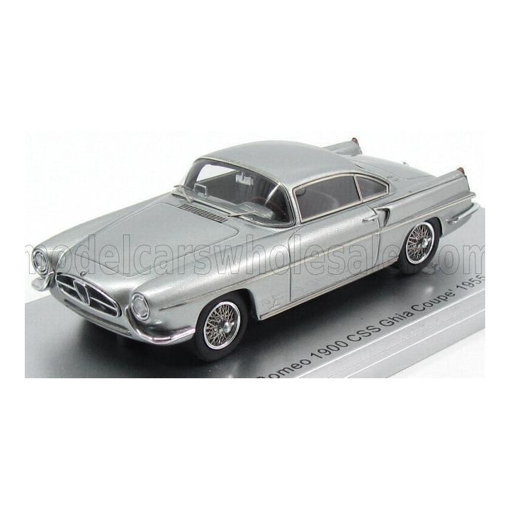KESS MODEL ALFA ROMEO 1900CSS GHIA COUPE - CHASSIS NO01837 - 1955 - SILVER 1/43