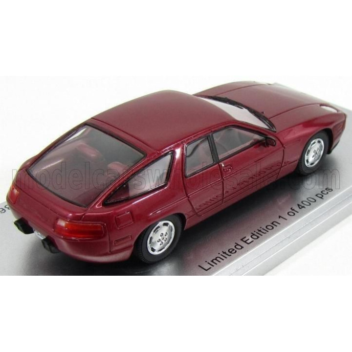 KESS MODEL PORSCHE 928 CUSTOM FACTORY 4-DOOR SEDAN 1986 - RED MET 1/43