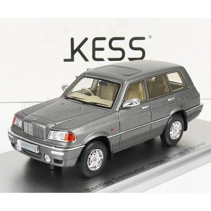 KESS MODEL BENTLEY DOMINATOR 4X4 1994 - MADE ON RANGE ROVER CHASSIS - PERSONAL CAR SULTAN OF BRUNEI - GREY MET 1/43