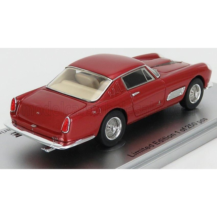 KESS MODEL FERRARI 410 SUPERAMERICA SERIES III PININFARINA COUPE 1958 - RED MET 1/43