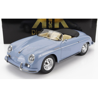 KK SCALE PORSCHE 356A SPEEDSTER 1955 - LIGHT BLUE 1/12