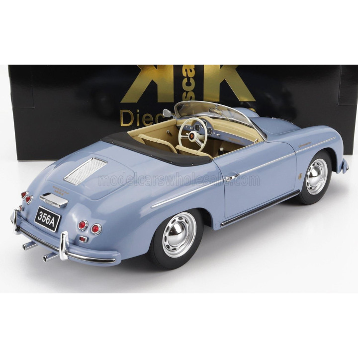 KK SCALE PORSCHE 356A SPEEDSTER 1955 - LIGHT BLUE 1/12