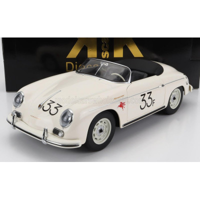 KK SCALE PORSCHE 356A SPEEDSTER N 33 1955 - WHITE 1/12