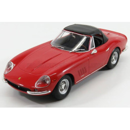 KK SCALE FERRARI 275 GTB/4 NART SPIDER 1967 - RED 1/18