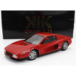 KK SCALE FERRARI TESTAROSSA MKI 1984 MONODADO MONOSPECCHIO - RED 1/18