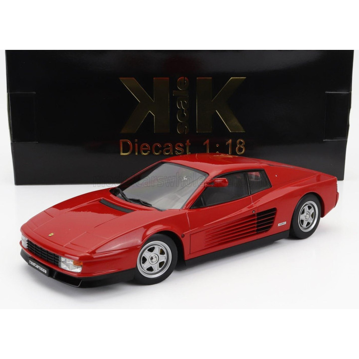 KK SCALE FERRARI TESTAROSSA MKI 1984 MONODADO MONOSPECCHIO - RED 1/18