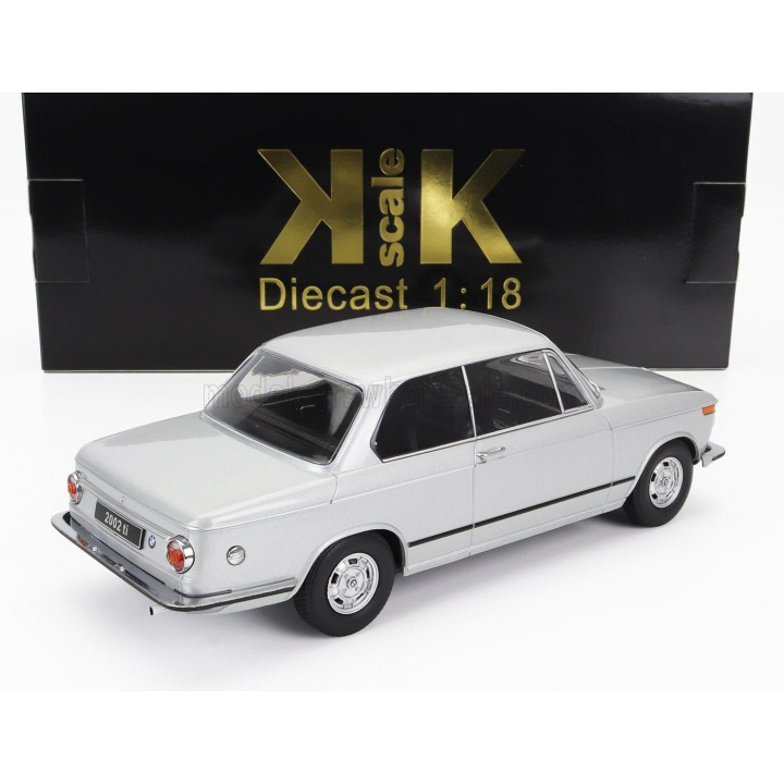 KK SCALE BMW 2002ti 1-SERIES 1971 - SILVER 1/18