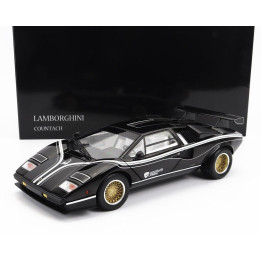 KYOSHO LAMBORGHINI COUNTACH LP500 R QUATTROVALVOLE 1982 - BLACK WHITE 1/18