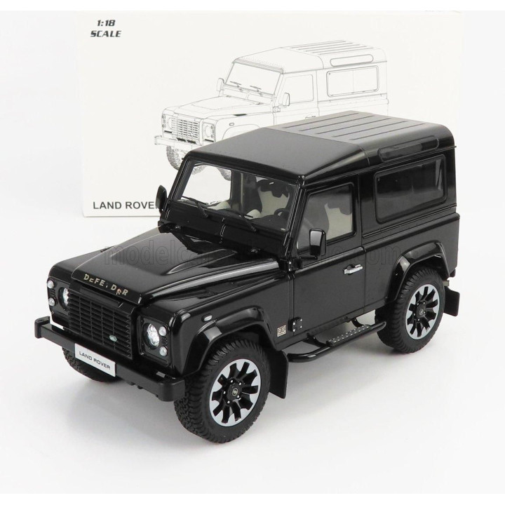 LCD MODEL LAND ROVER DEFENDER 90 WORKS V8 70th EDITION 2018 - BLACK 1/18