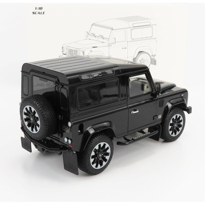 LCD MODEL LAND ROVER DEFENDER 90 WORKS V8 70th EDITION 2018 - BLACK 1/18