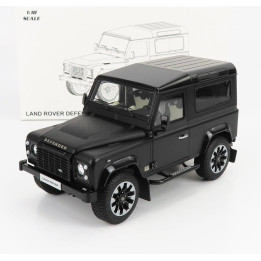 LCD MODEL LAND ROVER DEFENDER 90 WORKS V8 70th EDITION 2018 - MATT BLACK 1/18