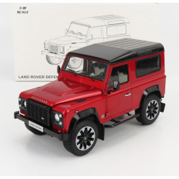 LCD MODEL LAND ROVER DEFENDER 90 WORKS V8 70th EDITION 2018 - RED 1/18