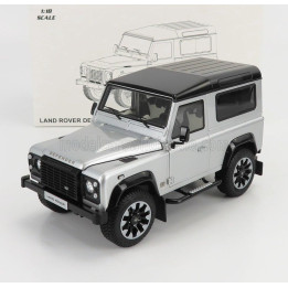 LCD MODEL LAND ROVER DEFENDER 90 WORKS V8 70th EDITION 2018 - SILVER 1/18