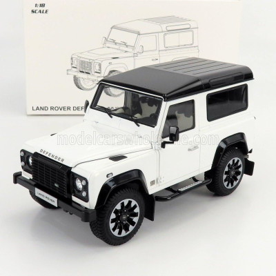 LCD MODEL LAND ROVER DEFENDER 90 WORKS V8 70th EDITION 2018 - WHITE 1/18